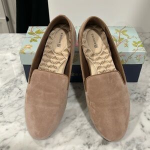 Birdies - The Starling - latte light brown suede size 9
